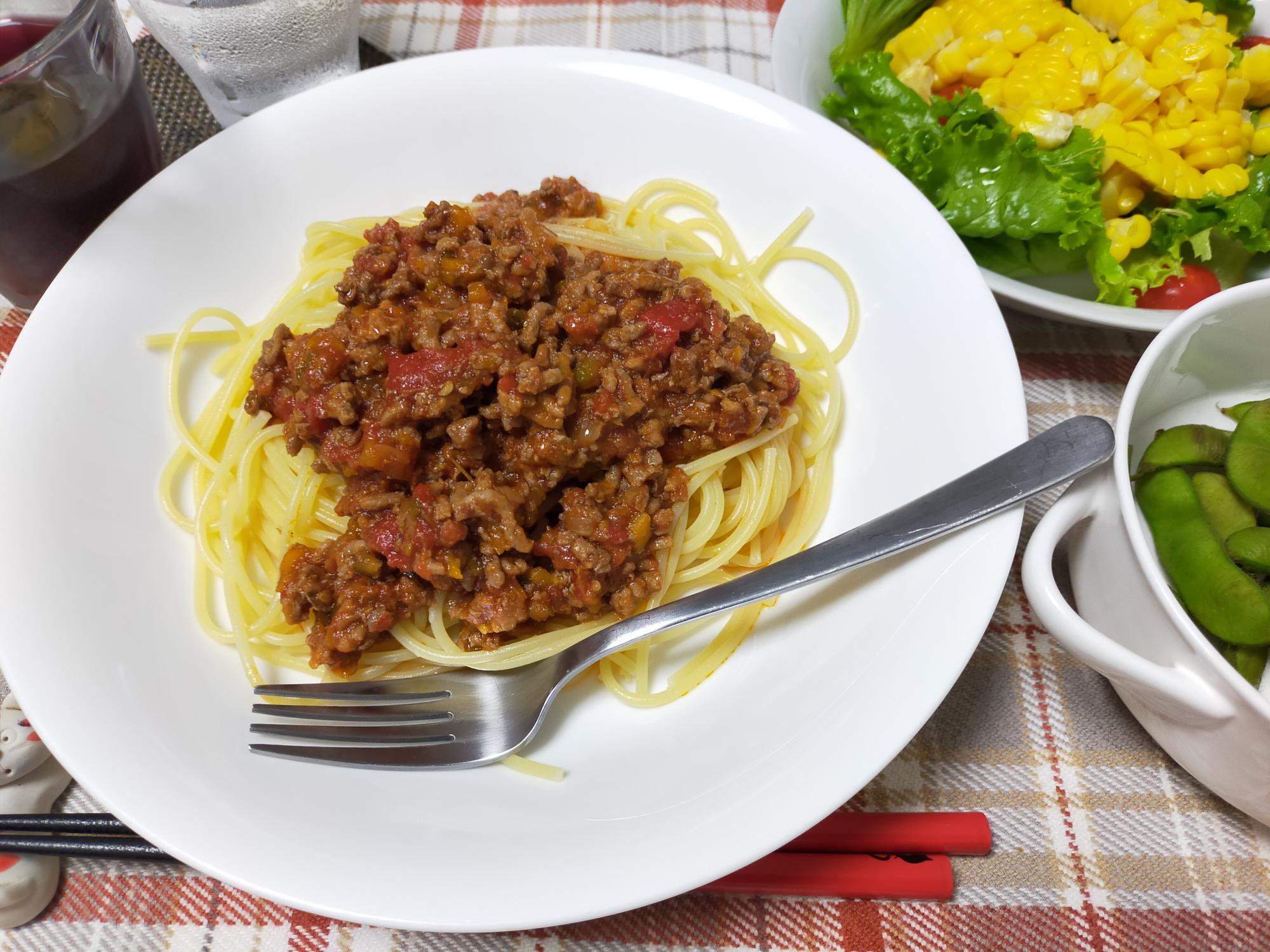 ミートソーススパゲッティ
